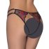 Cottelli - Rosige, offene Damenstring - Schwarz - (S-L)