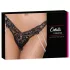 Cottelli - Luxus Perlenstickerei Tanga (schwarz)
