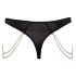 Cottelli - Luxus Perlenstickerei String (Schwarz)