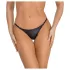 Noir - Glanz-String (Schwarz)