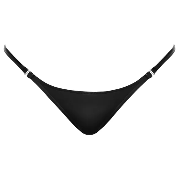 Noir - Glanz-String (Schwarz)
