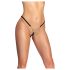 Cottelli - Offener String-Tanga mit Zierde - Schwarz (S-L)