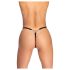 Cottelli - Offener String-Tanga mit Zierde - Schwarz (S-L)