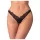 Obsessive - Transparenter Spitzen-Tanga (Schwarz) - 2XL/3XL