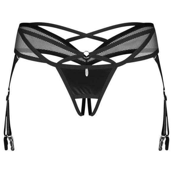 Obsessive Dominna - Straps-Strumpfhalter (Schwarz)