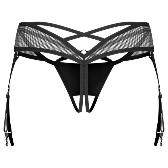 Obsessive Dominna - Straps-Strumpfhalter (Schwarz) - L/XL