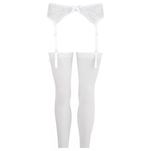 NO:XQSE - Spitzengürtel-Set - Weiß - M/L