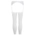 NO:XQSE - Spitzen-Strumpfhalter-Set - Weiß - M/L