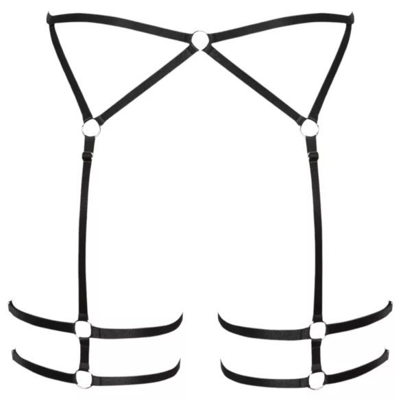 Cottelli - zarter Körper-Gurt (schwarz)