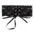Cottelli - Breites Schnürspitze Halsband (Schwarz)