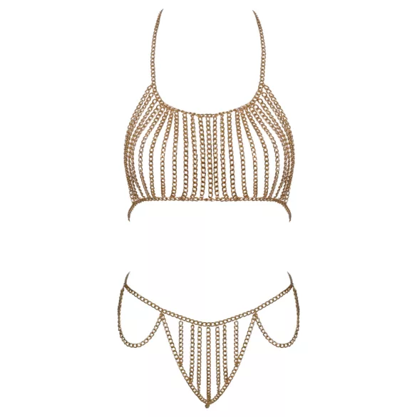 Cottelli - Körperkette mit Kettendetails (Gold)