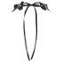 Cottelli - Spitzen- und Perlenhalsband (Schwarz)