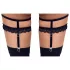 Cottelli - Verzierter Strumpfhaltergurt (schwarz) - L/XL