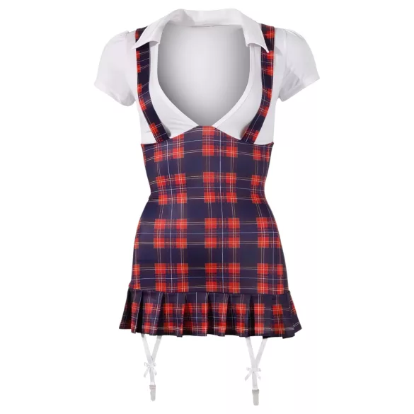 Cottelli - Kariertes Schulmädchen-Set, sexy Kostüm