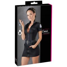 Cottelli Police - Polizistin Kostüm Kleid (schwarz) - XL