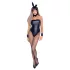 Cottelli Bunny - glänzendes, sexy Hasenkostüm (5-teilig)
