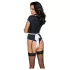 Cottelli - Kellnerinnen-Body mit Schürze (schwarz) - M
