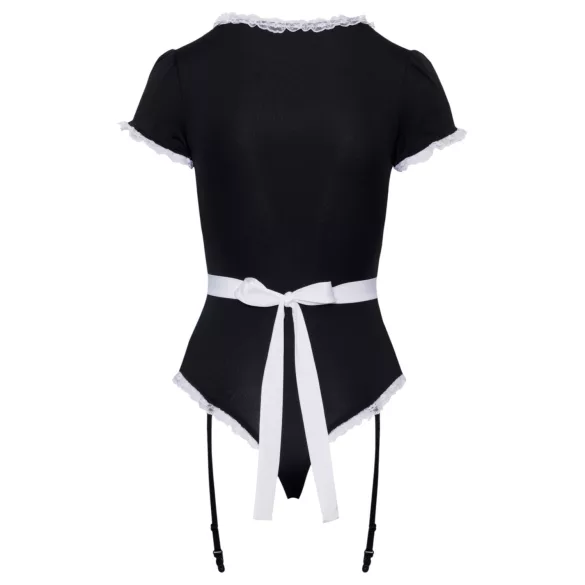 Cottelli - Kellnerinnen-Body mit Schürze (schwarz) - M