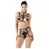 Cottelli - verführerisches Trio Dessous-Set - Schwarz (S-L)