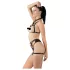 Cottelli - verführerisches Trio Dessous-Set - Schwarz (S-L)