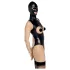 Bad Kitty - Offener Body & Sauggesicht (Schwarz) - XL