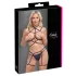 Cottelli - Schmuckbody & String (schwarz) - (S-L)