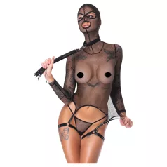   Bad Kitty - BDSM durchsichtiges Netz-Set mit Peitsche (schwarz)