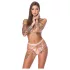 Bad Kitty - Kettenharness mit Tanga (Pink)