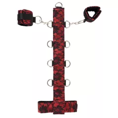 Bad Kitty - Asien Halsfessel-Set (rot-schwarz)