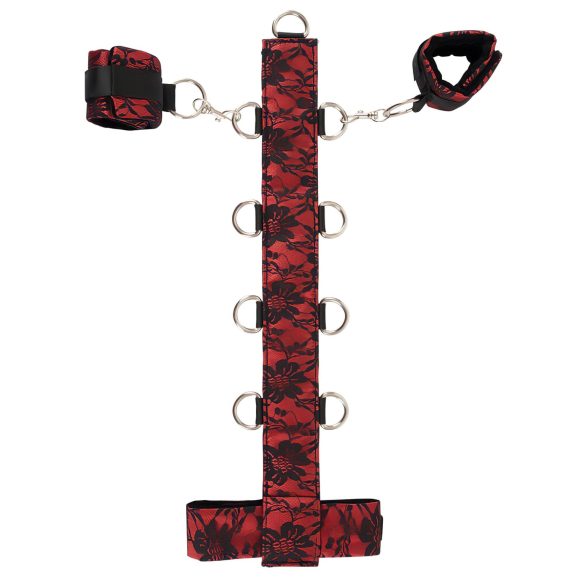 Bad Kitty - Asien Halsfessel-Set (rot-schwarz)