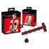 Bad Kitty - Asien Halsfessel-Set (rot-schwarz)