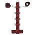 Bad Kitty - Asien Halsfessel-Set (rot-schwarz)