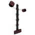Bad Kitty - Asien Halsfessel-Set (rot-schwarz)
