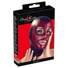 Bad Kitty - Glänzende Saugmaske - Rot (S-L)