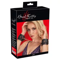 Bad Kitty - Fesseln mit Kette (schwarz-rosegold)
