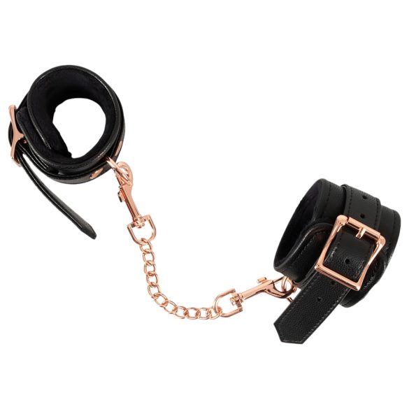 Bad Kitty - Fesseln mit Kette (schwarz-rosegold)