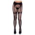 Cottelli Legwear - offene Strümpfe - schwarz (S-L)