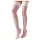 Cottelli - Satin Halterlose Strümpfe (weiß) - 3/M-L