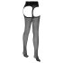 Cottelli - Sexy Strumpfhose mit Spitze (schwarz) - 4
