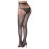 Cottelli Legwear - Offene, glänzende Strümpfe - Schwarz (S-L)