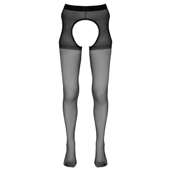 Cottelli - offene (crotchless) Strumpfhose (schwarz)