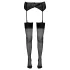 Cottelli - Rückennaht-Strumpfhose mit hohem Fersenabschluss (schwarz) - 2