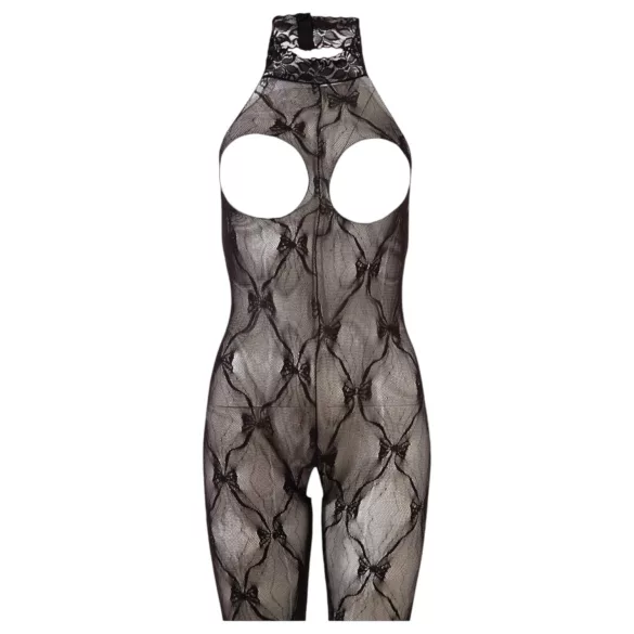 NO:XQSE - Spitze Catsuit mit offenem Brustbereich