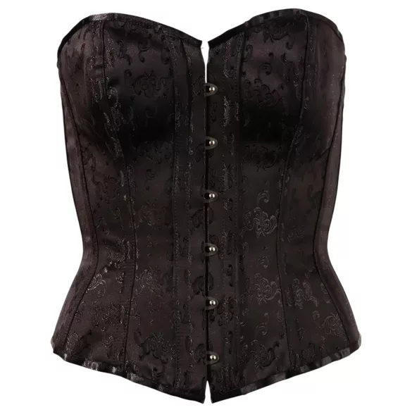 Cottelli - Besticktes Party-Korsett (Schwarz) - M