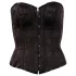 Cottelli - Besticktes Party-Korsett (Schwarz) - L