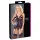 Cottelli - Spitze Offenes Oberteil & Tanga (schwarz) - XL