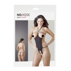   NO:XQSE - Offenes, Strass-verziertes Bodysuit - Schwarz (S-L)