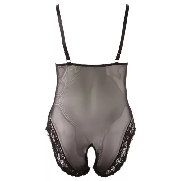 Cottelli Plus Size - Spitzenbody (schwarz)