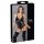 Cottelli Bondage – Glänzender Body mit Fesseln (Schwarz) - XL