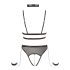 Cottelli Bondage - Offener Body mit Ketten (schwarz) - XL